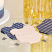 Picture of NAVY & PINK BABYGROW NAPKINS 16 PACK